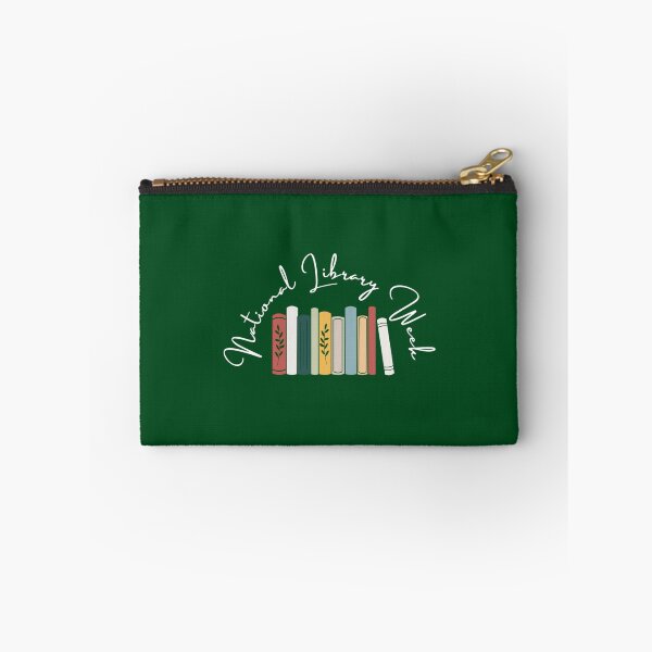 Item preview, happy national library week, cute , black and white illustration.   designed and sold by SantogadeElenas.