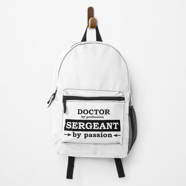 Item preview, Doctor by Profession - Sergeant by Passion designed and sold by TrulyRested.