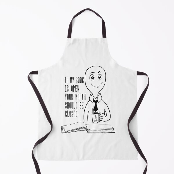 Item preview, If My Book Is Open Your Mouth Should Be Close National Library Week Quote    designed and sold by SantogadeElenas.