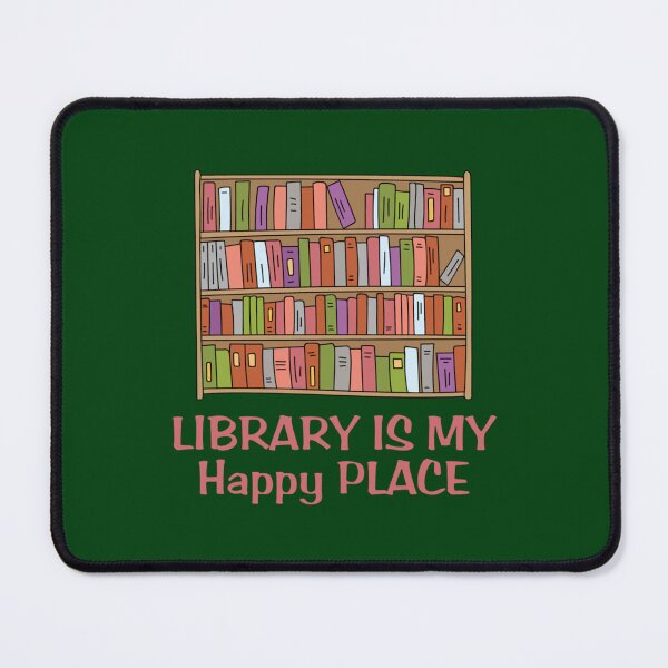 Item preview, library is my Happy place designed and sold by SantogadeElenas.
