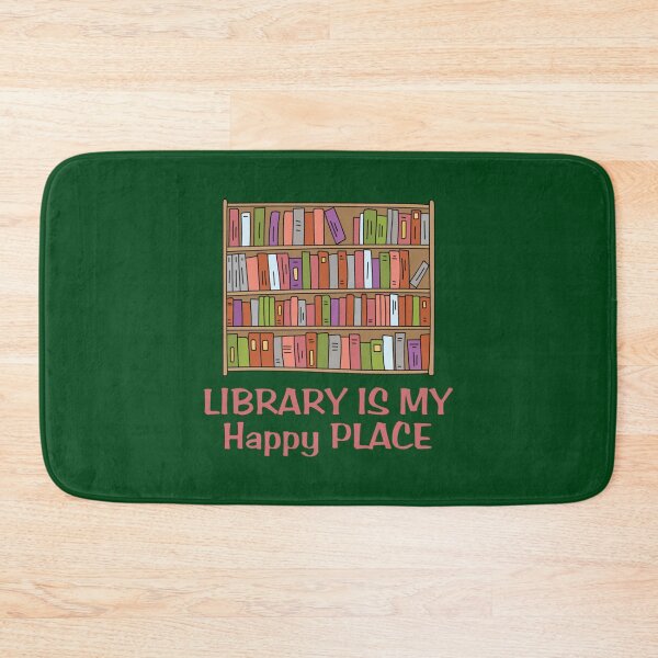 Item preview, library is my Happy place    designed and sold by SantogadeElenas.