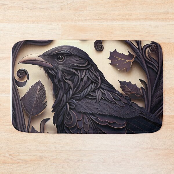 Item preview, Black Crow Beautiful Illustration. designed and sold by The-Dark-Art.