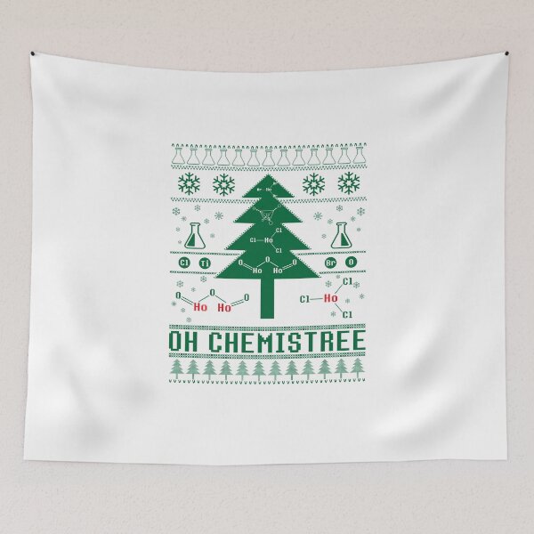 Item preview, Oh Chemistree Ugly Sweater Christmas Chemisty Motive HoHoHo designed and sold by Creekman Designs.