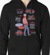 BTS Suga Quotes Zipped Hoodie
