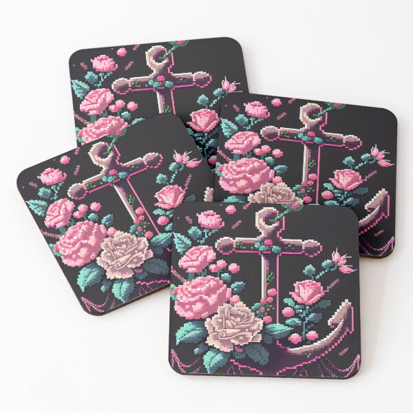 Item preview, Anchored Blooms designed and sold by Dreamsinpastel.