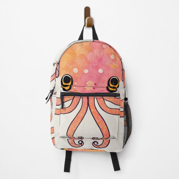 Item preview, Symmetrical Watercolor Squid Drawing designed and sold by Galviato.
