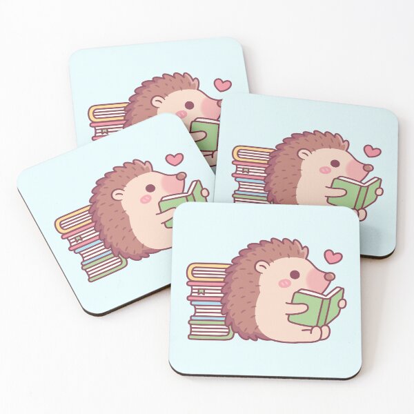 Item preview, Cute Hedgehog Reading A Book designed and sold by rustydoodle.