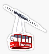 Heavenly Cable Car Sticker