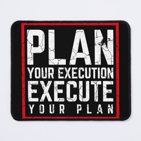 Item preview, Plan Your Execution Execute Your Plan distressed designed and sold by KingsManKind.