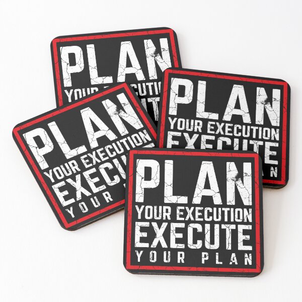 Item preview, Plan Your Execution Execute Your Plan distressed  designed and sold by KingsManKind.