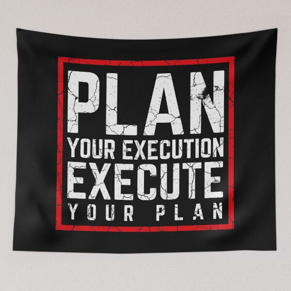 Item preview, Plan Your Execution Execute Your Plan distressed  designed and sold by KingsManKind.