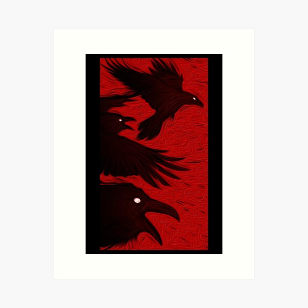 Rude Raven Art Prints for Sale | Redbubble