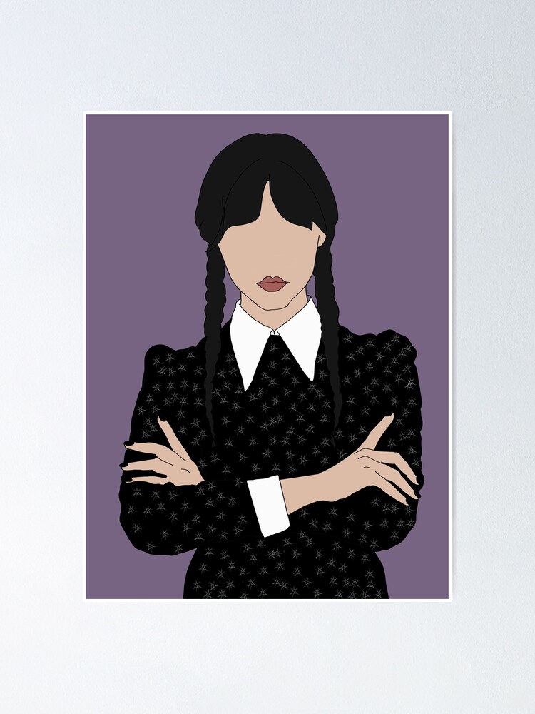 Wednesday Addams : r/AdobeIllustrator