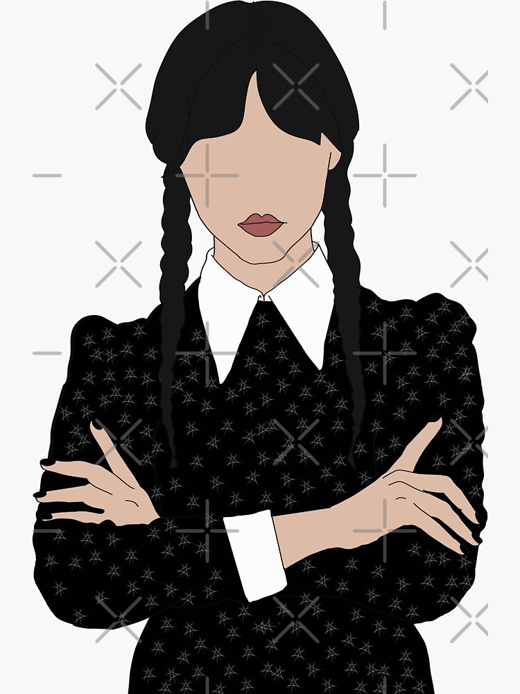 Wednesday Addams : r/AdobeIllustrator