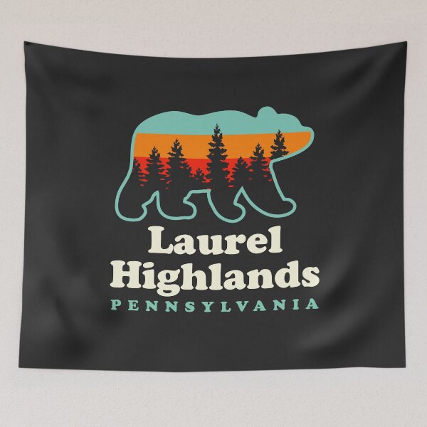 Item preview, Laurel Highlands Hiking Trail Pennsylvania Bear designed and sold by yelly123.