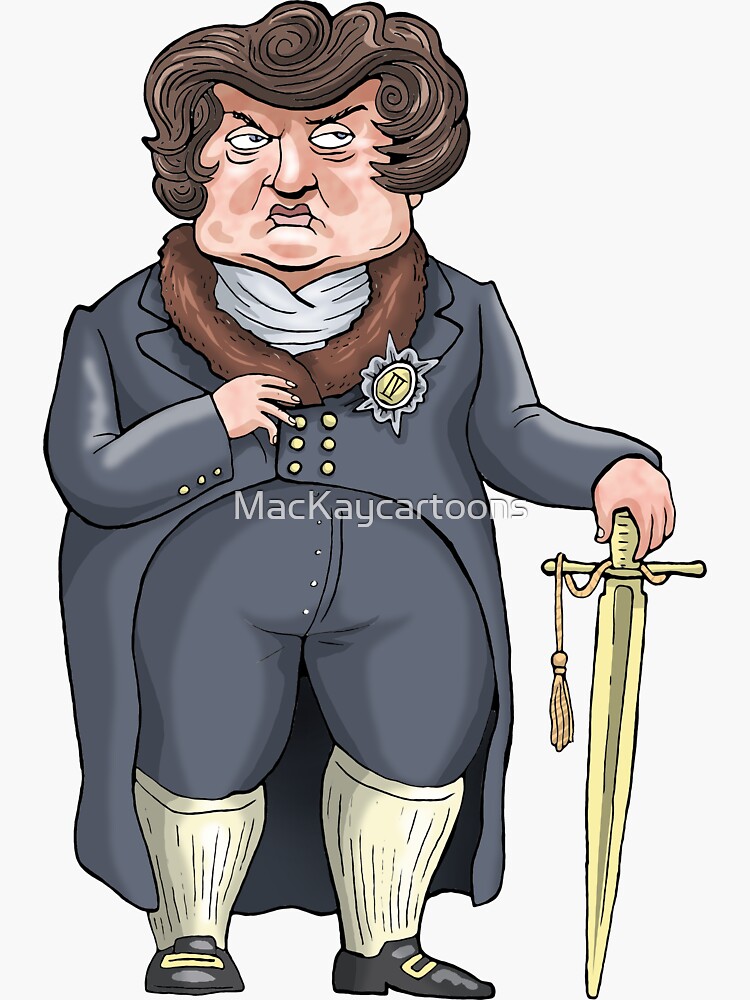 King George IV by MacKaycartoons
