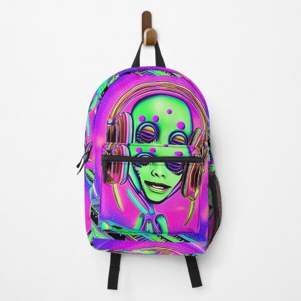 Item preview, Trippy Psychedelic Alien DJ designed and sold by Neo-Expression.
