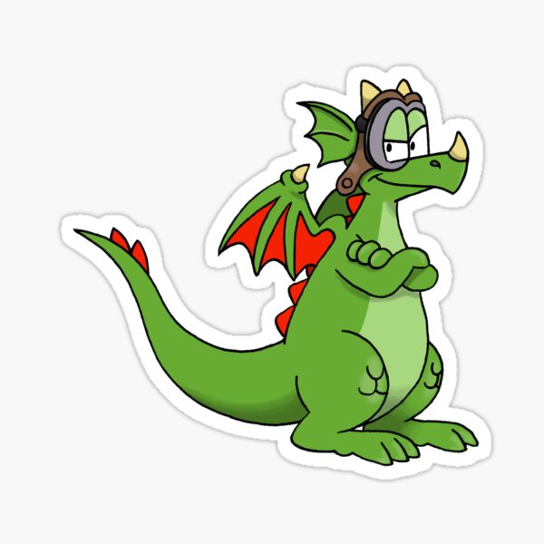 Aero the Dragon Sticker