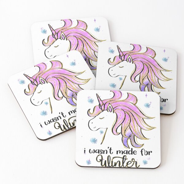 Item preview, Winter Unicorn- I Wasn't Made For Winter designed and sold by badretop.