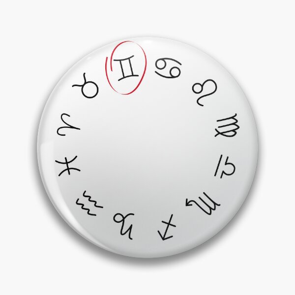 Item preview, Gemini Zodiac Sign designed and sold by to-esu.