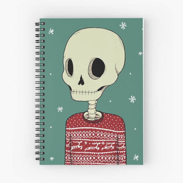 Item preview, Skeleton in Christmas Sweater designed and sold by agrapedesign.