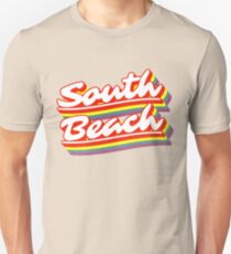 South Beach | Retro Rainbow Unisex T-Shirt