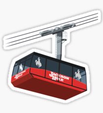 Jackson Hole Cable Car Sticker