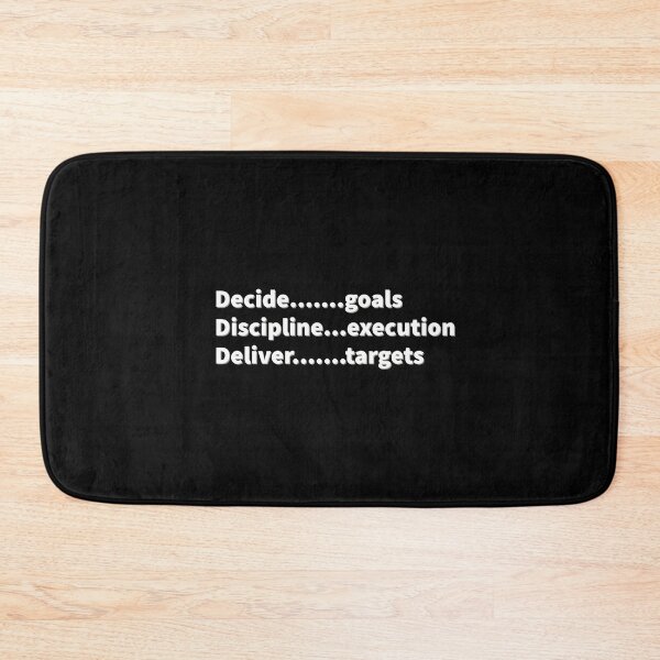 Item preview, (WF) Discipline, dedication and execution designed and sold by greatvibes4u.