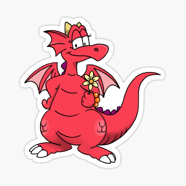 Cinder the Dragon Sticker