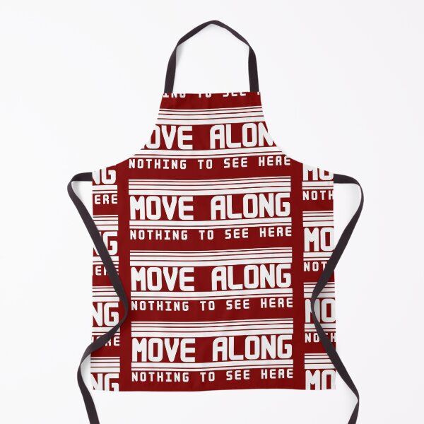 Item preview, Move along, nothing to see here (white) designed and sold by SolidEarthArt.