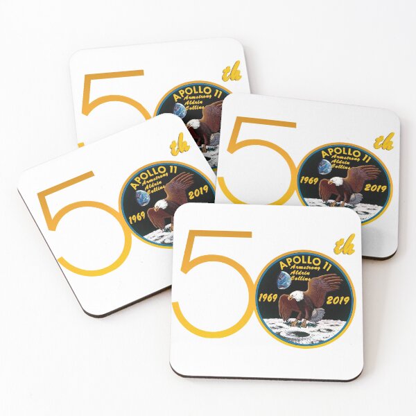 Item preview, Apollo 11: 50th Anniversary Patch designed and sold by Nikki SpaceStuffPlus.