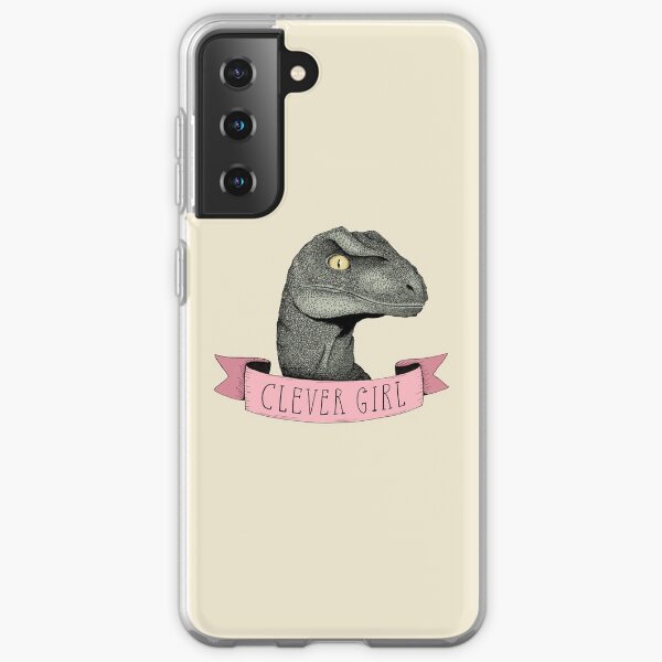 Clever Girl raptor dinosaur Samsung Galaxy Soft Case