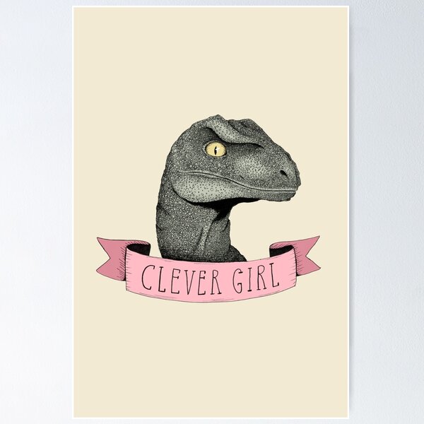 Item preview, Clever Girl raptor dinosaur designed and sold by agrapedesign.