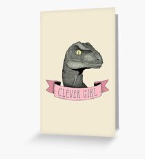 Clever Girl Greeting Card