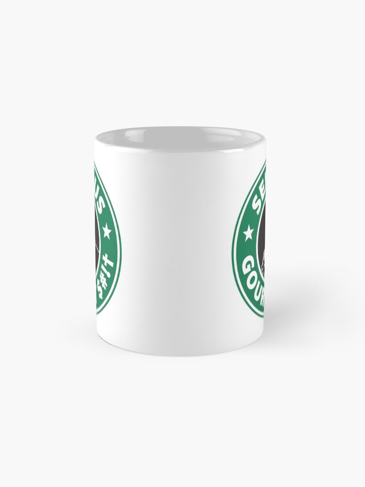 Alternate view of Some Serious Gourmet Coffee (clean) Mug