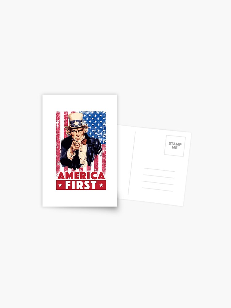 America First Uncle Sam | Poster