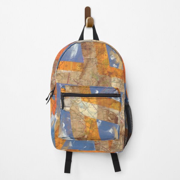 Item preview, Orange & Blue map designed and sold by MaryLOwen85.