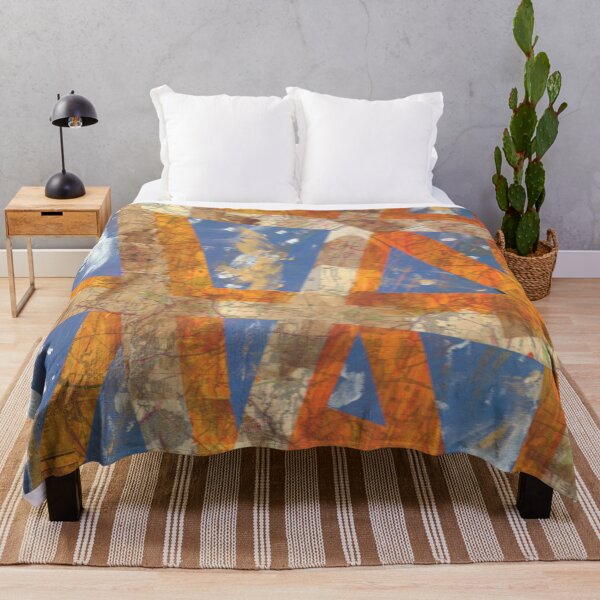 Aperçu de l'œuvre Carte orange et bleue créée et vendue par MaryLOwen85.