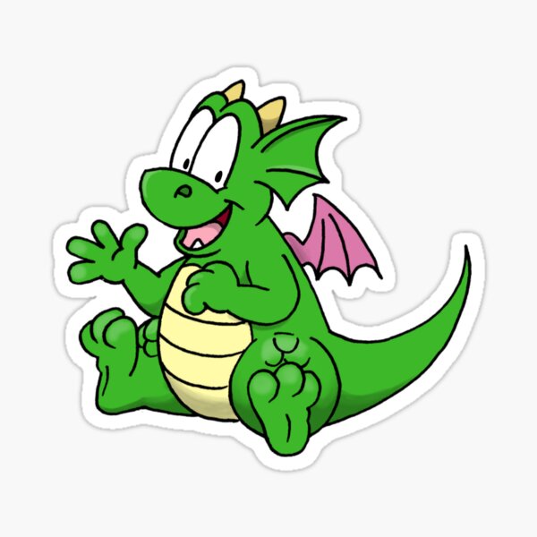 Sparky the Dragon Sticker