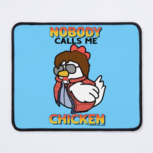 Item preview, Nobody calls me chicken BTTF Marty Mcfly quote designed and sold by Captain-Jackson.