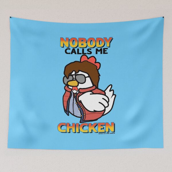 Item preview, Nobody calls me chicken BTTF Marty Mcfly quote designed and sold by Captain-Jackson.
