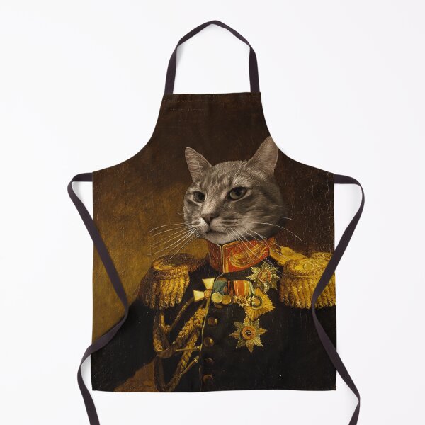 Item preview, Cat Military Portrait designed and sold by Husbandry.