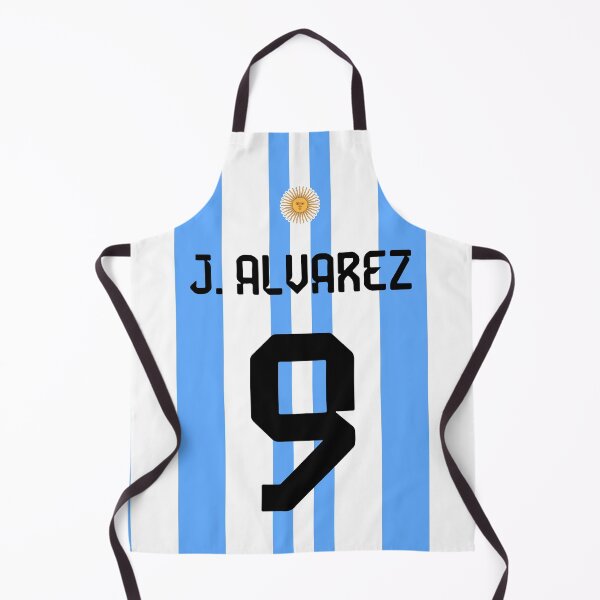 Artikelvorschau, Julian Alvarez - Argentinien Weltmeisterschaft entworfen und verkauft von On Target Sports.
