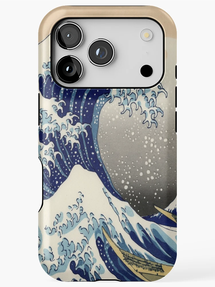Thumbnail 1 of 4, iPhone Case, Great Wave designed and sold by rapplatt.