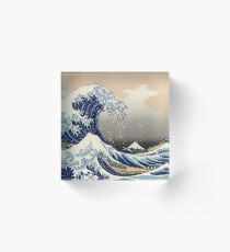 Great Wave Acrylic Block