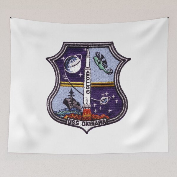 Item preview, USS Okinawa (LPH–3) Apollo 15 Recovery designed and sold by Nikki SpaceStuffPlus.