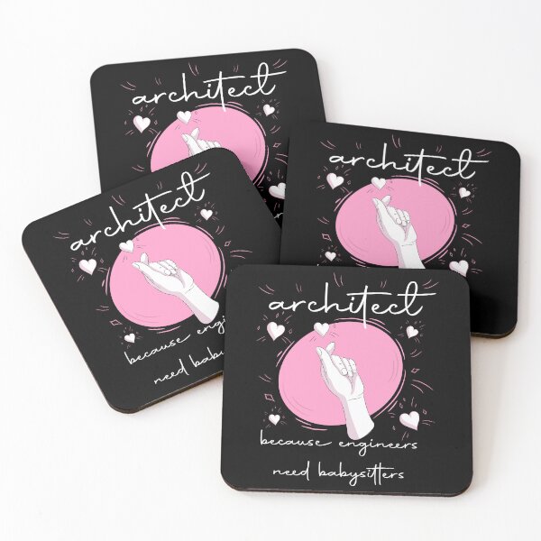 Item preview, Architect Because Engineers Need Babysitters- funny Korean heart- handdrawn illustration  designed and sold by ismdesigner.