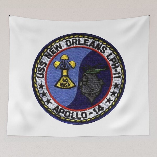 Item preview, USS New Orleans (LPH-11) Recovery of Apollo 14 designed and sold by Nikki SpaceStuffPlus.