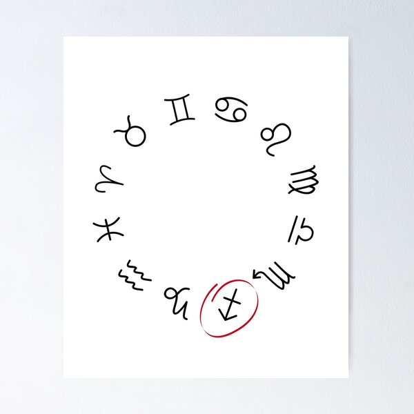 Item preview, Sagittarius Zodiac Sign designed and sold by to-esu.