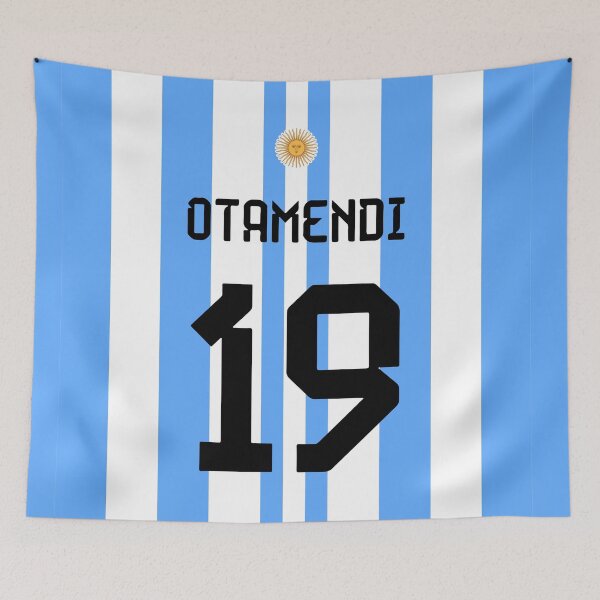 Artikelvorschau, Nicolas Otamendi - Argentinien Weltmeisterschaft entworfen und verkauft von On Target Sports.